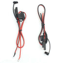 Foxsur 2Pcs Motorcycle Battery Charger Sae Charging Cable Sae Quick Disconn R2Q5