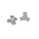 2Pcs  Microwave Oven Turntable Roller Guide Support Coupler Tray Shaft3cY