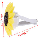Car Air Freshener Perfume Sunflower Vent Clip Fragrance Scent Diffuser De ME