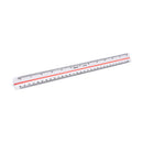 300mm 1:100~1:500 Triangular Metric Scale Ruler For Engineer 12.6''  I %x