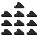 10pcs Camping Tent Fastener Rope Buckles Triangle Anti Slip Cord Stopper A