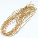 2pcs Beaded Lace Trim Ribbon Applique Sewing for Wedding Dress Collar Decor
