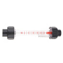 Water Liquid Flow Measuring Tube Rotameter Flowmeter 10-100L/H Grey+ Clear