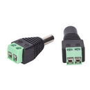 1Pairs Male Female 2.1x5.5mm DC Power Plug Jack Adapter Connector for CCTV OH