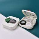 Cactus Contact Lens Storage Box Eyes Care Kit Holder Washer Cleaning Contai BX