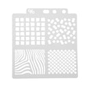 Theme Lace Ruler Handcraft Template DIY Photo Album Stencils Drawing Tool