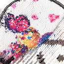 Balloon Love Heart Reversible Change Sequin Sew On Clothes Patch Diy T-Shirt  BX
