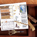 DIY and paper cork tape roll set hand diary diary decorative sticke_