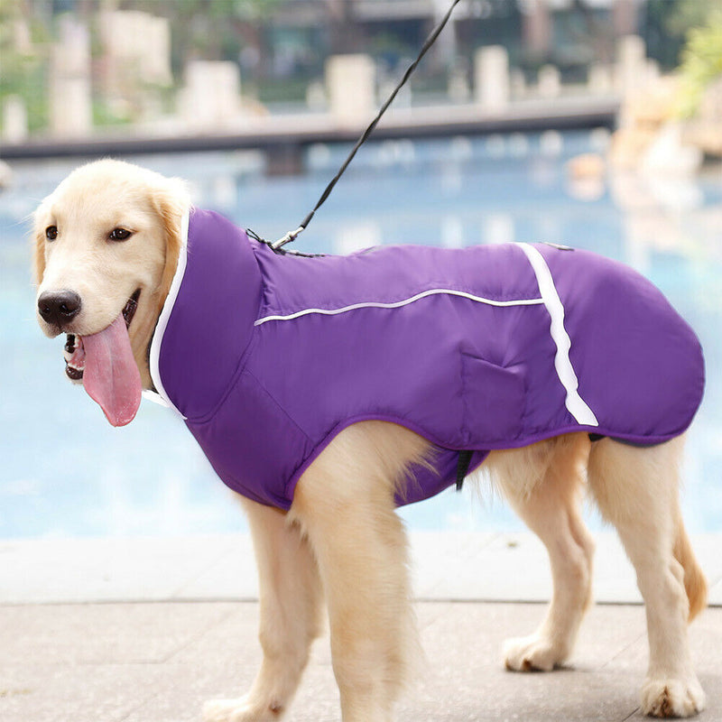 Pet Jacket Reflective Winter Warm Clothing Jacket Vest Waterproof Dog Cloth