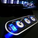 WF-0306 12V/24V In-Car USB Charger Triple Sockets Ciga-rette Lighter w/ Switch