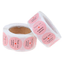 Pink Paper Label Stickers Thank You Stickers Scrapbooking 500pcs Seal LabelsBSE