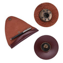 Handmade Leather Fountain Pen Sleeve Roll Wrap Pen Pouch for Students and A