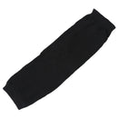 Ladies Winter Stretchy Cuff Fingerless Black Knitted Long Gloves Arm Warmer