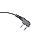 4X(G Shape Earpiece Headset Ppt For 2 Pin Kenwood For Puxing Quansheng WeieI2V9)
