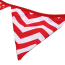 3.2m 12 Flags Powder Red Flag Banner Pennant Wedding/Birthday Party Decor