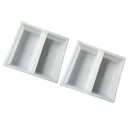 2pcs Road Driveway Brick Patio Concrete Slabs Path Garden Walk Maker Mould ,
