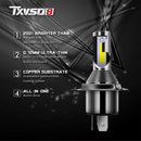 TXVSO8 Diode Lamp H4 LED Headlights for Car MINI Universal 6000K Auto COBS Ew