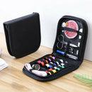 10Pcs Travel home sewing kit case needle thread tape scissor set handcraft BHES