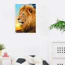 5D DIY Full Drill Diamond Painting Lion Cross Stitch Embroidery Mosaic Kit