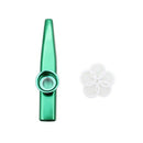 Kazoo Aluminum alloy Metal with 5 pcs Gifts Flute Diaphragm for Children Mu D1J2
