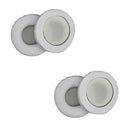 Premium Earpads Cushions Covers Replacement for 80mm Headset White