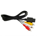 2X 6FT AV TV Video Cable Cord For Nintendo Gamecube SNES GC N64 System Cons P8H7