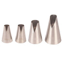4PCs Cakes Set Cookies Icing Piping Pastry Nozzle Kitchen Gadgets Fondant De Hn