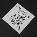 Flowers Bloom Print Coffee Cake Stencil Buttercream Spray Mold Decor Tool