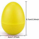 12pcs Plastic Egg Shakers Set with 4 Different Colors,Percussion Musical Eg R2U3
