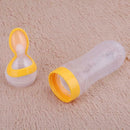 90ml Silicone Extrusion Type Feeding Spoon Rice Paste Feeding Bottle