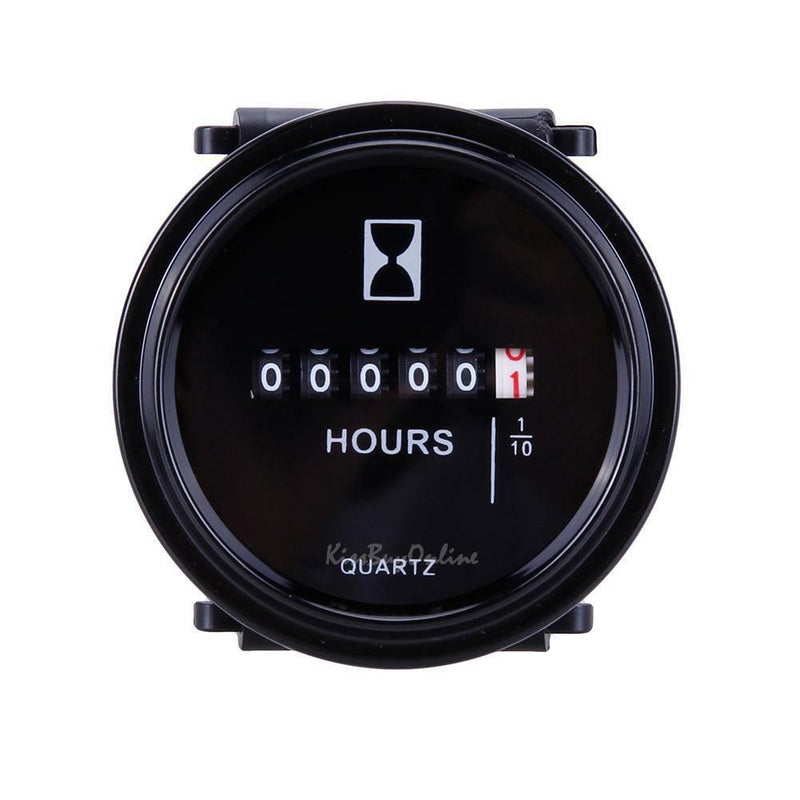Industrial 12v 24v 36v Engine Hour Meter Timer for Marine Boat Waterproof Gauge