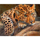 Leopard animals 5D Diamond DIY Embroidery Painting Cross Stitch Craft LJ