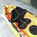 Deluxe Kayak Seat Adjustable Strap Sit On Top Canoe Back Rest Support Cushions