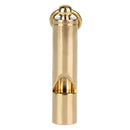 1pcs Solid Brass EDC Whistle Keychain Ring Emergency Survival Aid For Camping