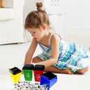 1 Set Mini Trash Cans Storage Garbage Sorting Game Prop Puzzle Toys for Kid