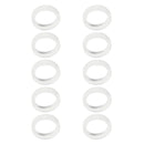 10Pcs Finger Ring Grips Inserts for Barber Hairdressing Shear Scissors Clear