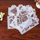 7pcs/Lot Plastic Cake Stencil Cake Decoration Sugar Sieve Cake Mold Stencil
