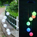 1pcs Hanging Solar Powered Color Changing LED Wind Chimes Lamp Garden Outdoor