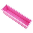 1200g Silicone Soap Mould Rectangle Toast Loaf Bread Baking Cake Mold A Pink