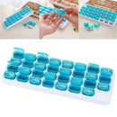 31 Day Monthly Pill Organizer Medication Pod Compartment Travel Planner