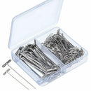 Steel T-pins 2 Inch, 1-1/ 2 Inch for Blocking Knitting, Modelling and Craft