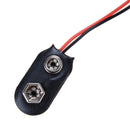 10Pcs 9V Battery Snap Holder Clip Connector Hard Shell 10CM Cable Lead OZ