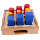 Kids Montessori Early Learning Kindergarten Training Geometry Ladder Insert
