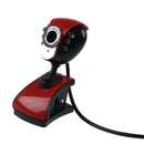 Red Flexible 12 Mega Pixel High Resolution USB Webcam with miniphone/Snapsh