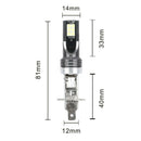 Xenon H1 LED Halogen Headlight Bulbs 6000K High Low Beam Light 100W Ultra White