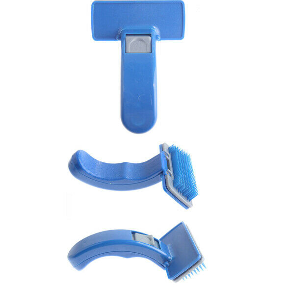 New Grooming Self Cleaning Pet Brush Dog Cat Grooming Trimmer Soft Pin