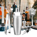 Stainless Steel Cocktail Shaker Bar Set Tools With Martini Mixer Double Mea