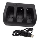 Travel 3 Slots USB Battery Charger For GoPro Hero 8 Camera Accessories