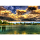 Lake View 5D DIY Full Round Drill Diamond Painting Landscape Mosaic Decor