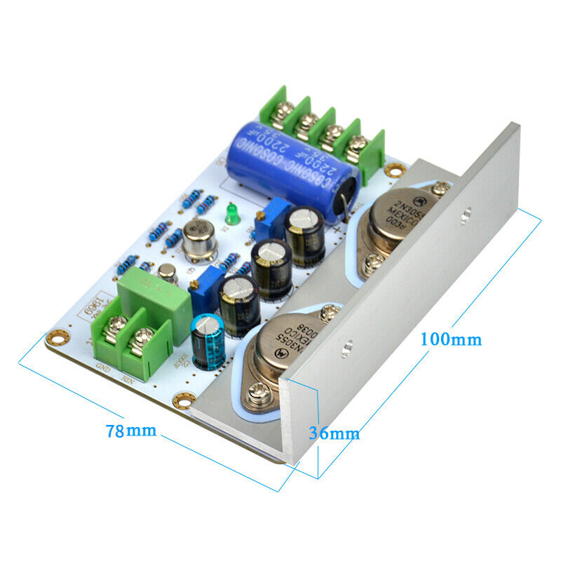 1Pcs 1969 Class a Power Amplifier Board 10-15W HiFi Audio Amplificador MOT/ X2A5